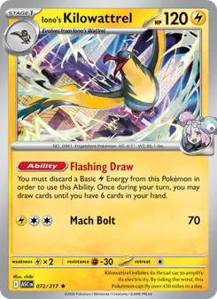 Iono's Kilowattrel