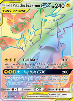 Pikachu & Zekrom GX
