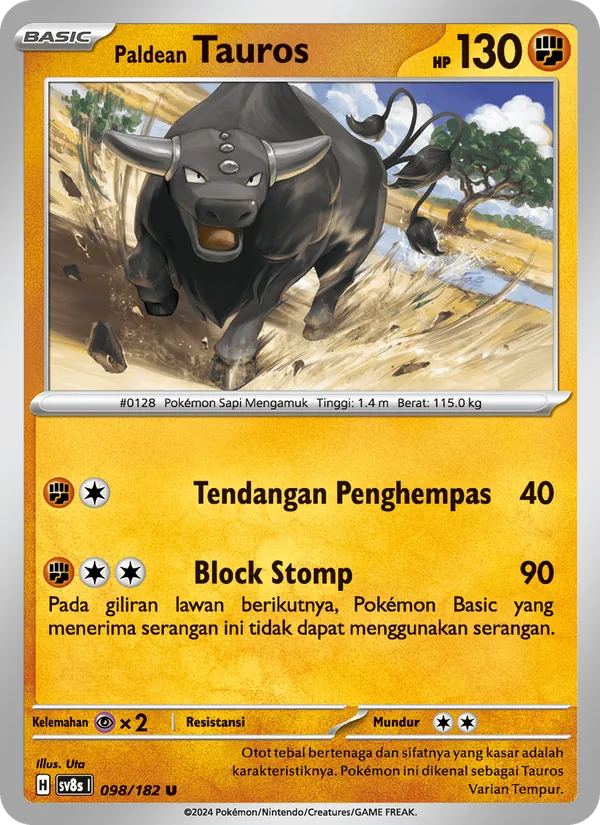 Paldean Tauros
