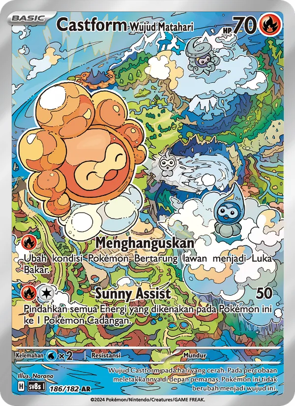 Castform Wujud Matahari
